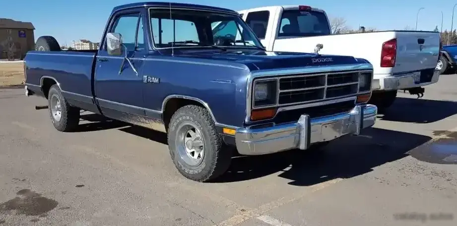 1990-1992 Dodge Ram 150 Conventional Cab (DW facelift ) D150 S 3.9 V6 (125 Hp)