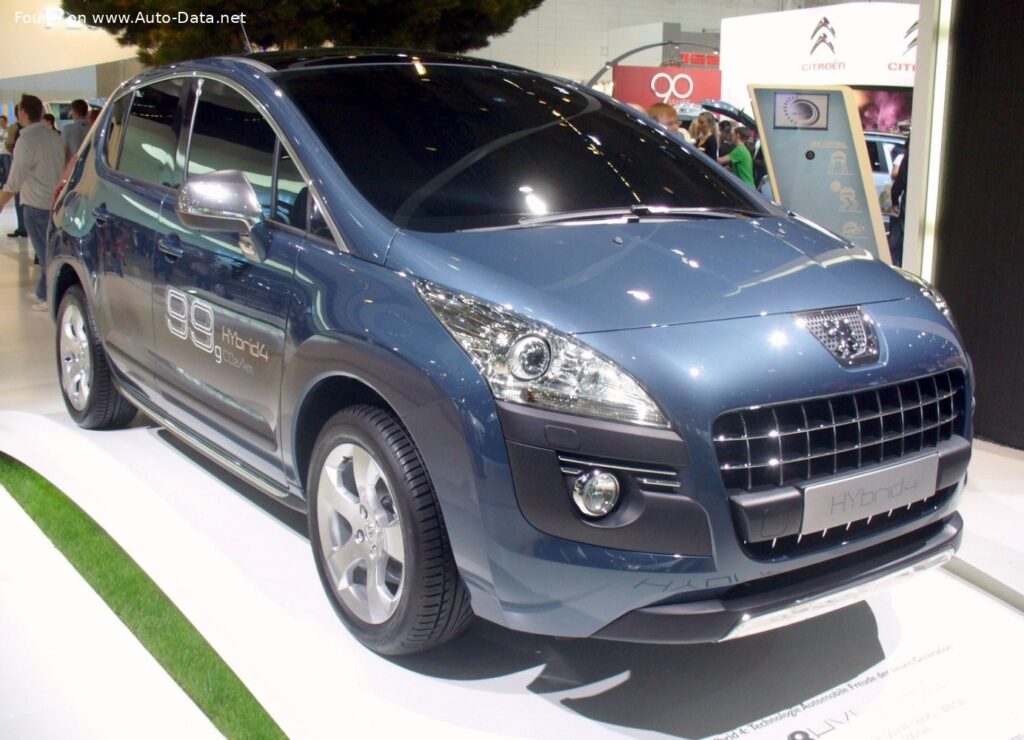 2011-2013 Peugeot 3008 I (Phase I ) 2.0 HDi (200 Hp) HYbrid4 4×4 Automatic