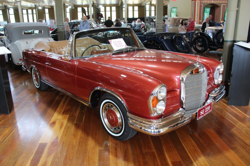 1962-1964 Mercedes-Benz W112 Cabriolet 300 SE (160 Hp)
