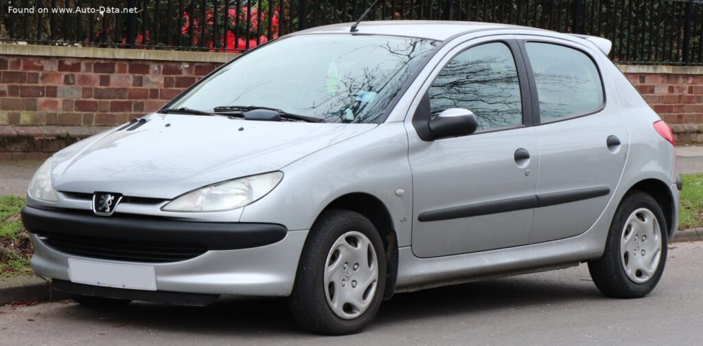 1998-2003 Peugeot 206 1.1i (60 Hp)