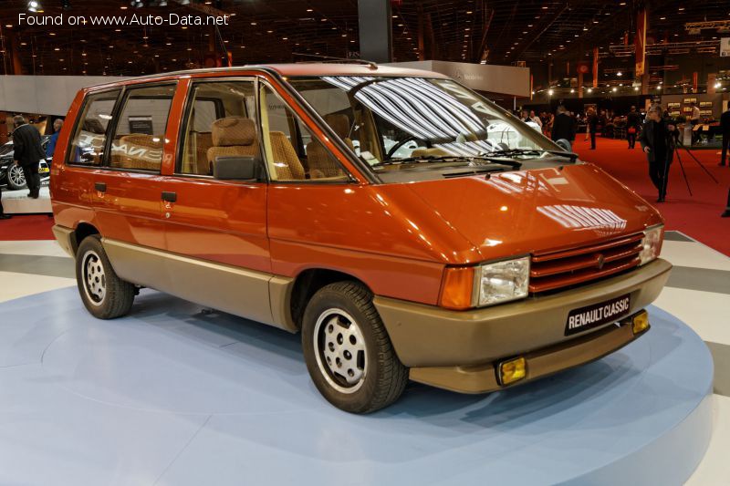 1984-1988 Renault Espace I (J1113) 2.0 GTS (110 Hp)