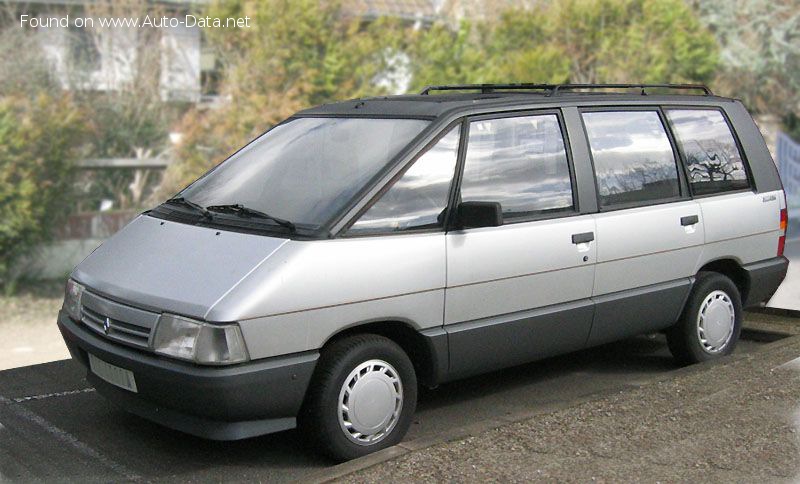 1988-1991 Renault Espace I (J1113 Phase II ) 2.0 GTS (103 Hp)