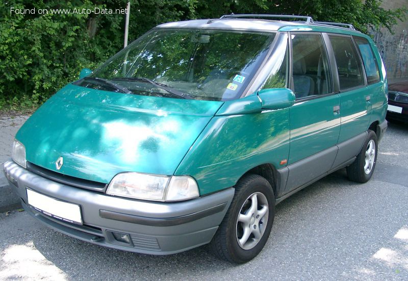 1991-1996 Renault Espace II (J63) 2.0i (103 Hp)