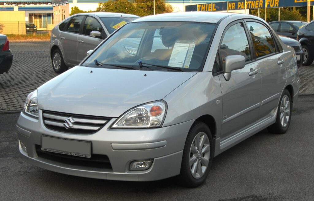 2004-2007 Suzuki Liana Sedan I (facelift ) 1.6i (107 Hp)
