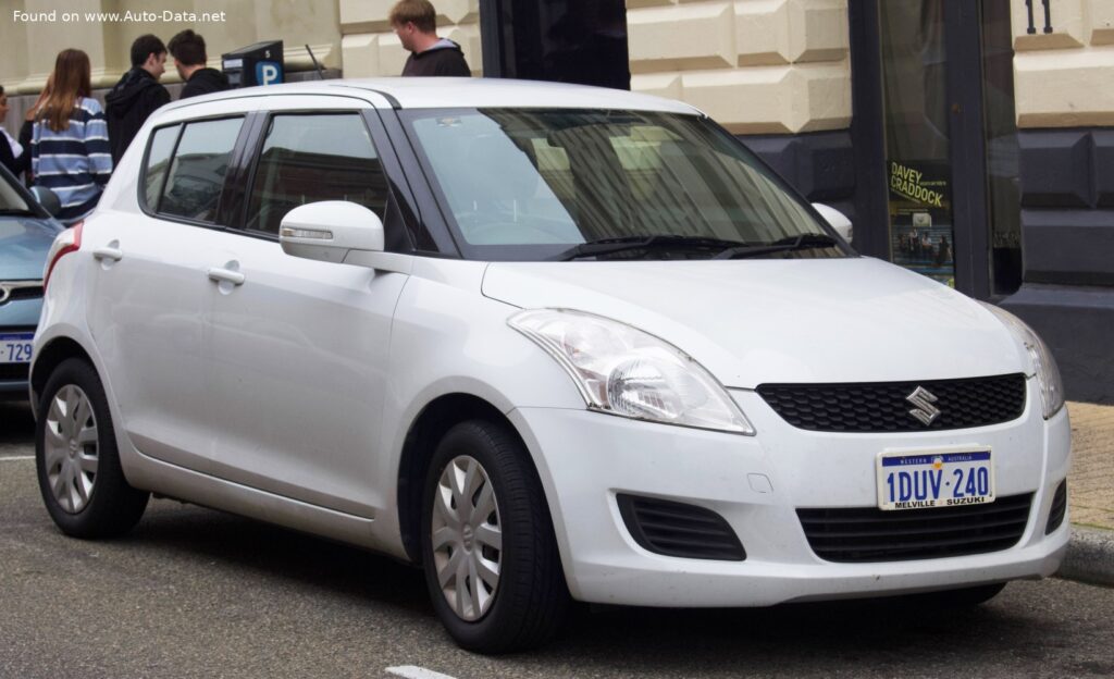 2010-2013 Suzuki Swift V 1.2 (94 Hp) 3D
