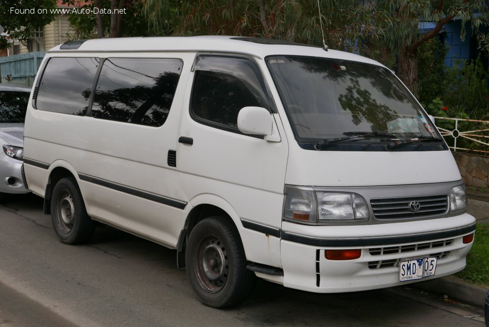 1990-2004 Toyota HiAce IV (H100) 2.0i (110 Hp)