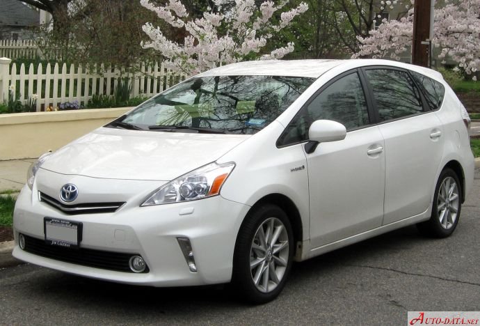 2011-2015 Toyota Prius+ 1.8 HSD (99 Hp) e-CVT