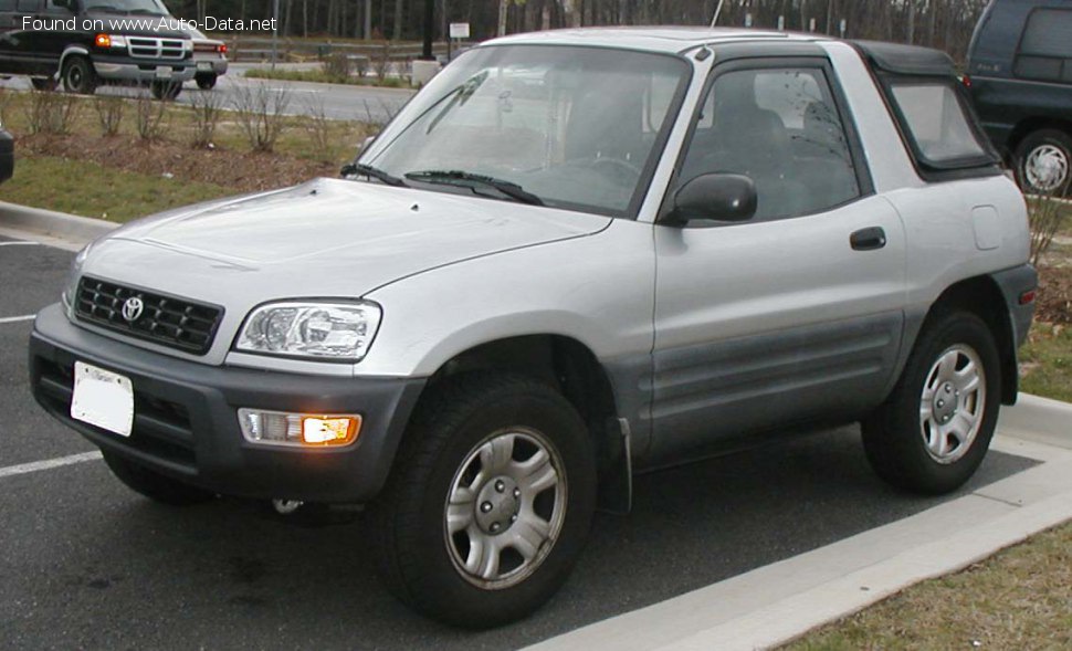 1997-2000 Toyota RAV4 I Soft top (XA10) 2.0 16V (126 Hp) 4WD