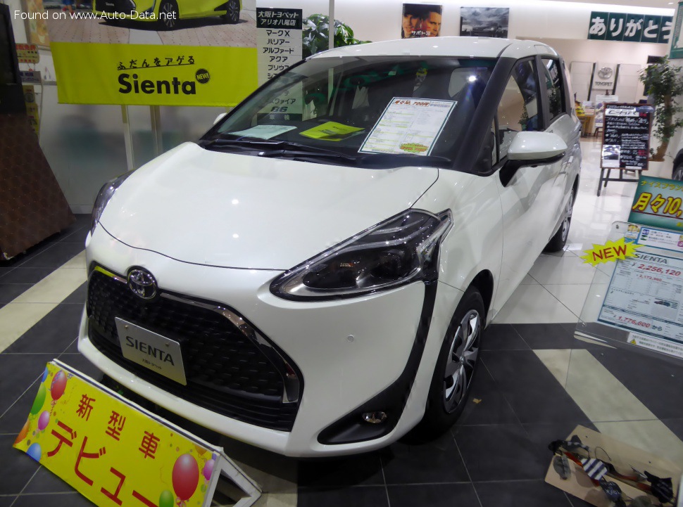 2018-2022 Toyota Sienta II (facelift ) 1.5 (101 Hp) Hybrid e-CVT