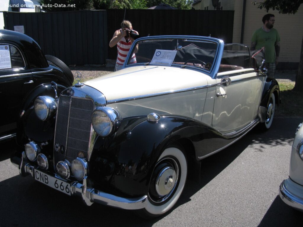 1949-1951 Mercedes-Benz W136 Cabriolet A 170 S (52 Hp)