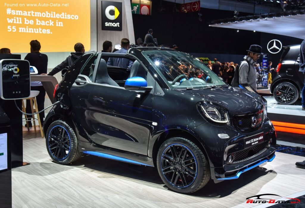 2018-2019 Smart EQ fortwo cabrio (A453) 17.6 kWh (82 Hp)